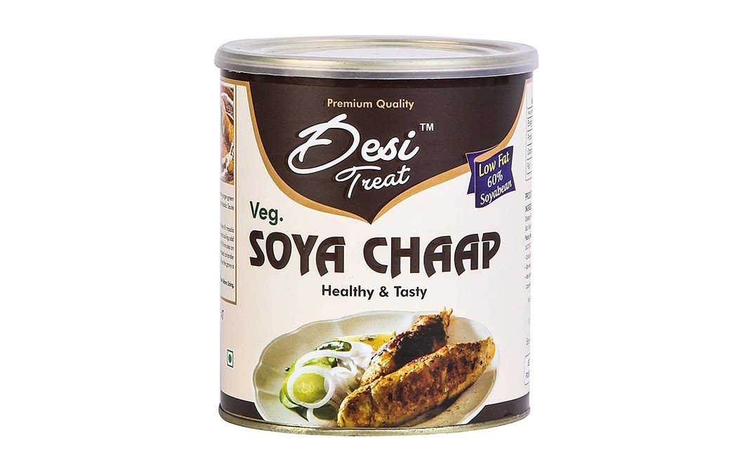 Desi Treat Veg. Soya Chaap    Tin  800 grams